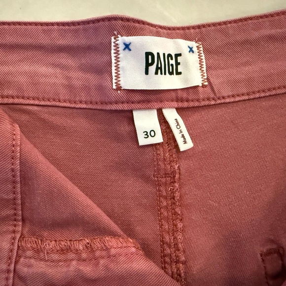 Paige Women’s Brooklyn Clay Sunset Vintage Denim Cut Off Shorts Size 30 - Picture 12 of 12